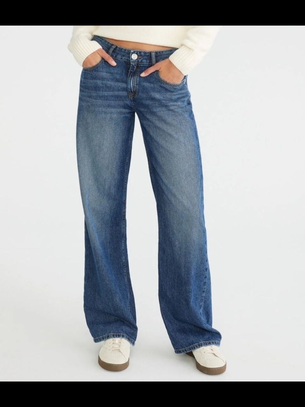 Aeropostale Women's Wide-Leg Jeans 16R
